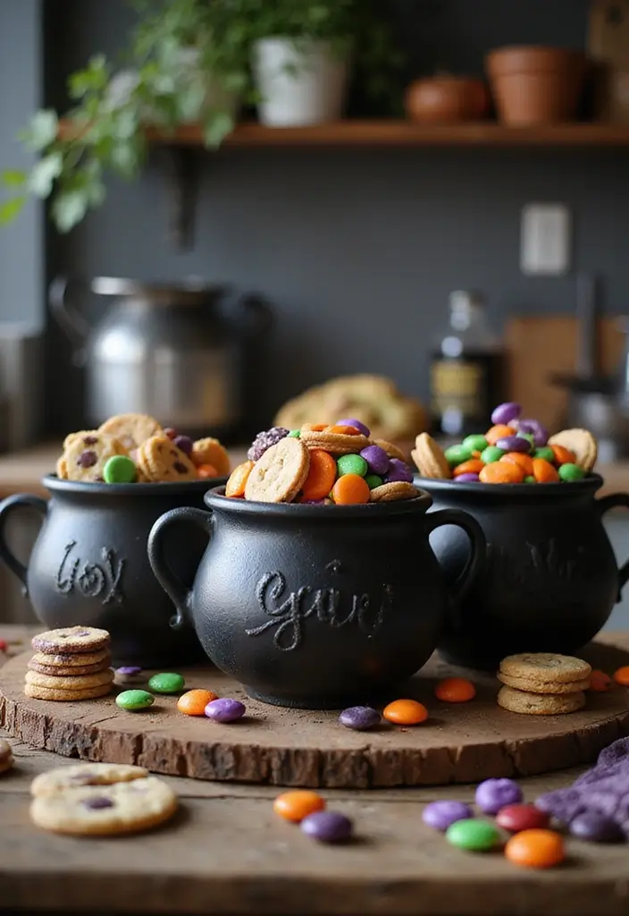 13 DIY Halloween Kitchen Decor Projects Every Book Lover Must Try (#4 Is A Must-See!) - 6. Cauldron Cookie Jars