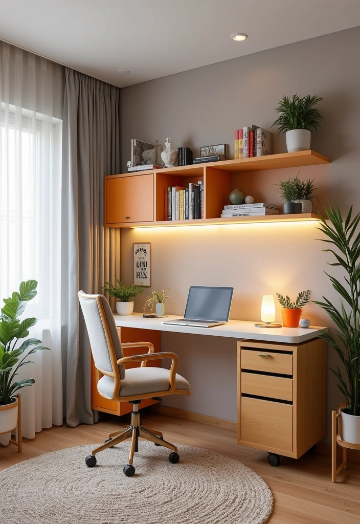 15 Maximalist Home Office Ideas for Book Lovers That'll Inspire Your Next Reading Nook! - 13. Functional Furniture Choices