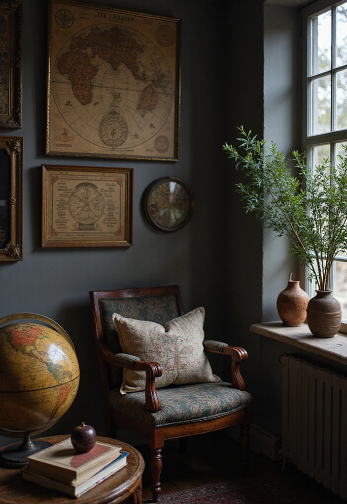 15 Dark Feminine Room Decor Ideas That Will Make Book Lovers Swoon! - 10. Mysterious Accents