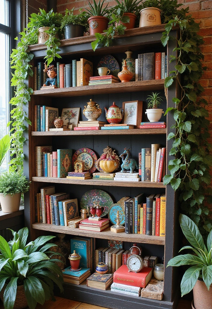 12 Whimsical Maximalist Bedroom Decor Ideas for Book Lovers with Imagination! - 11. Decorative Bookends