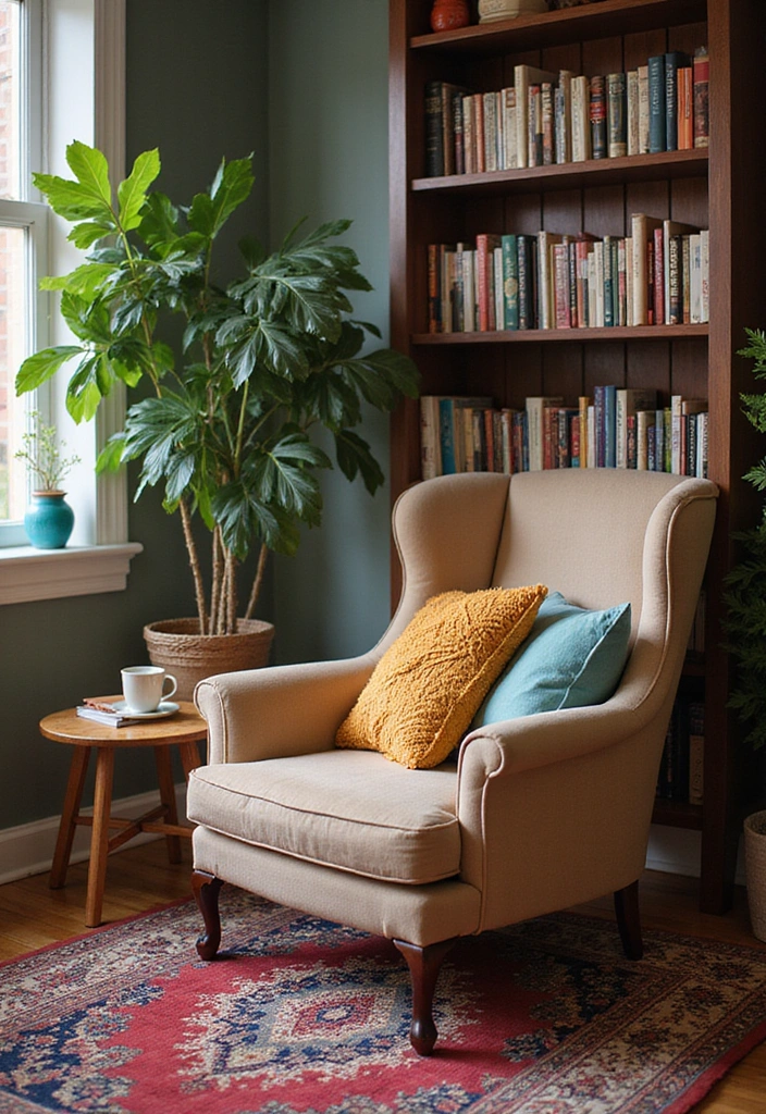 15 Autumn Living Room Decor Ideas Every Book Lover Needs to Try This Fall! - 1. Cozy Reading Nooks