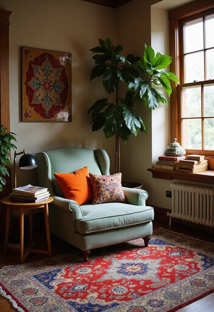 15 Maximalist Living Room Ideas That Every Book Lover Will Adore (You Won't Believe #7!) - 2. Cozy Reading Nooks with Flair