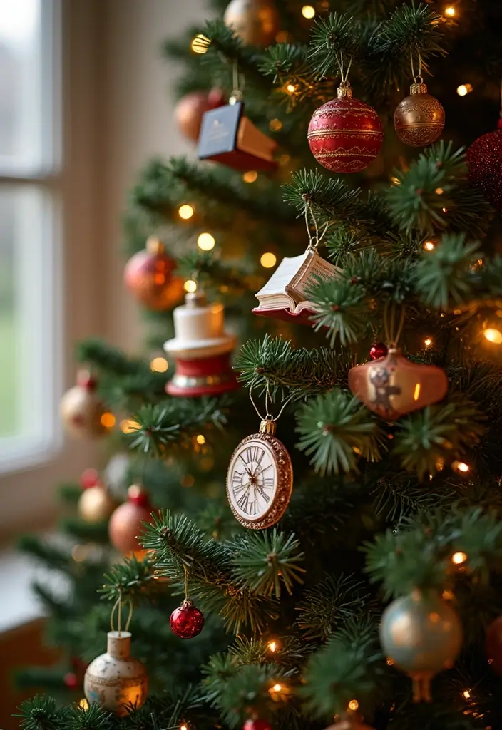 18 Enchanting Christmas Home Decor Ideas Every Book Lover Will Adore! - 2. Literary Ornaments