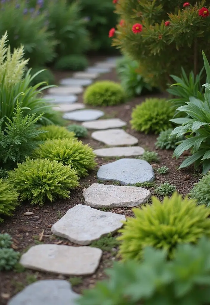 15 DIY Mini Japanese Garden Decor Projects for Book Lovers - 9. Mini Stone Pathway