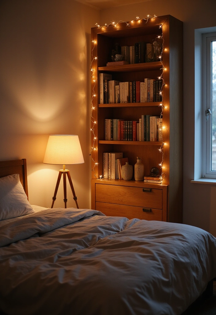 22 Modern Bedroom Decor Ideas for Book Lovers  - 5. Warm Lighting Solutions