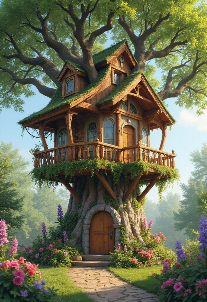 16 Unique Treehouse Designs Perfect for Book Lovers - 14. The Storybook Tree House