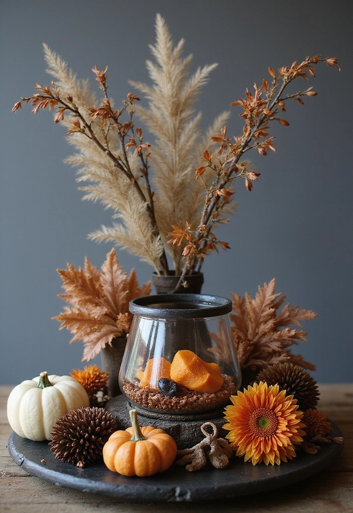 18 Chic Halloween Bedroom Decor Ideas for Book Lovers  - 17. Nature-Inspired Decor