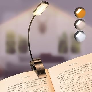 Gritin 9 LED Rechargeable Book Light for Reading in Bed - Eye Caring 3 C...