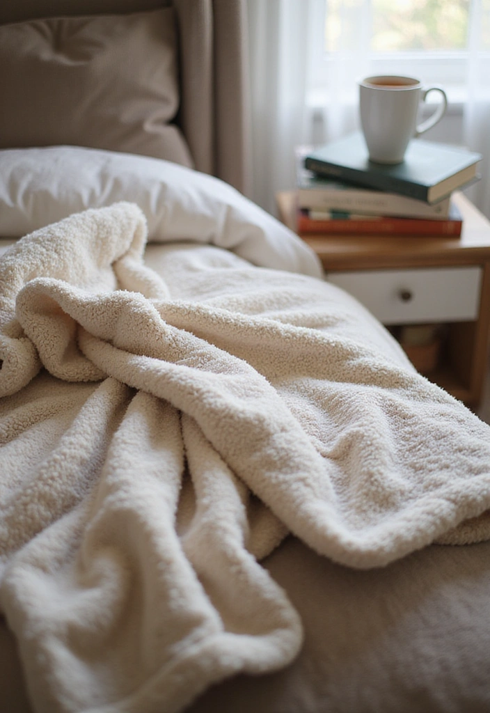 16 Must-Have Bedside Reading Accessories for Book Lovers (Your Table Will Thank You for #10!) - 3. A Soft Reading Blanket