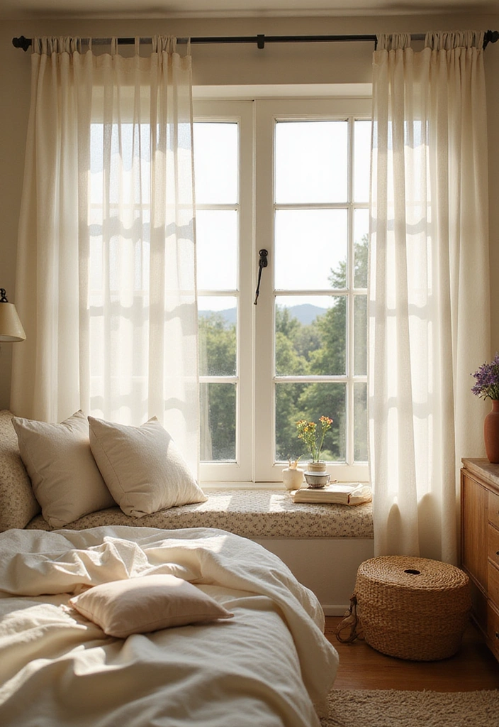 15 Cozy Japandi Bedroom Decor Ideas That Will Inspire Every Book Lover! - 4. Natural Light