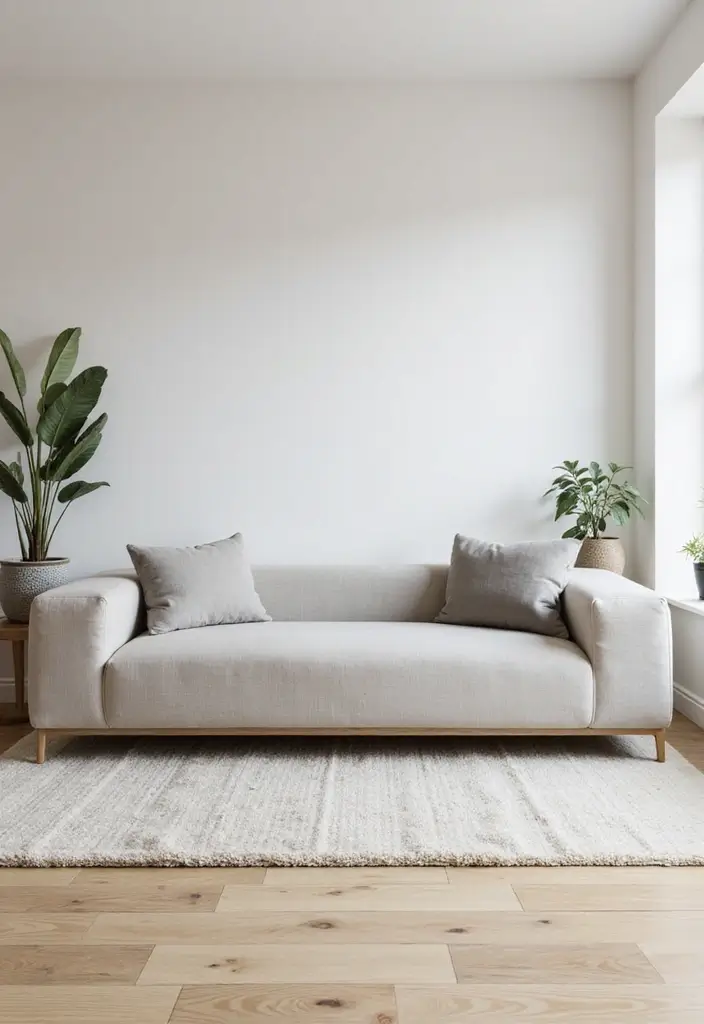 13 Cozy Small Living Room Ideas Every Book Lover Will Adore - 11. Minimalist Approach