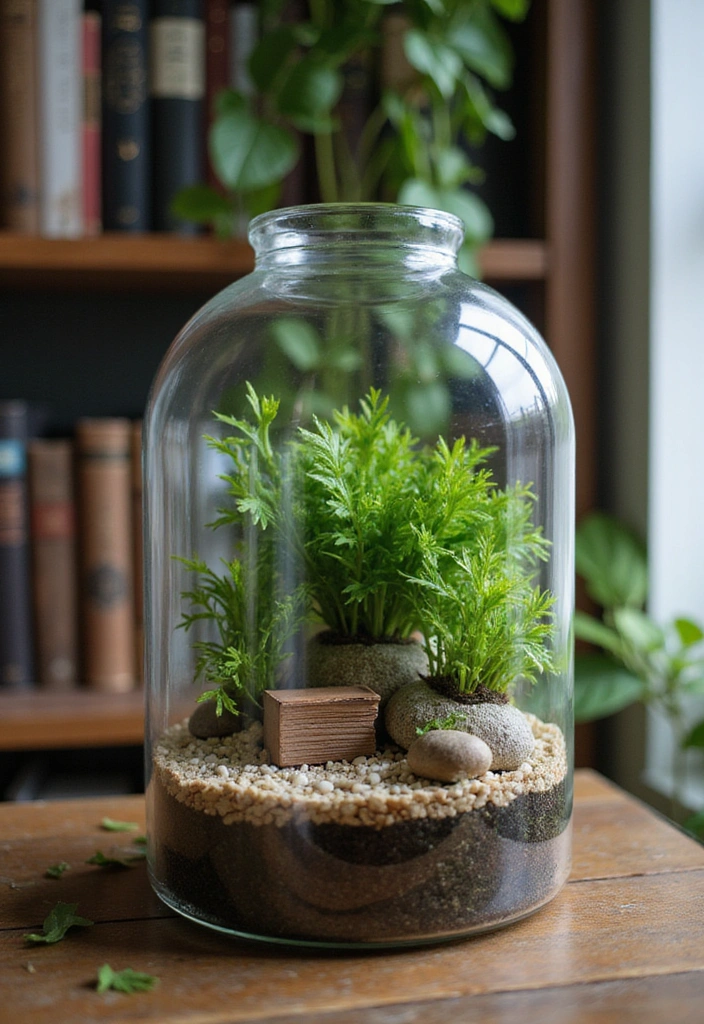 20 DIY Home Library Ideas Every Book Lover Needs to Try (Get Ready for #13!) - 10. Bookish Terrariums
