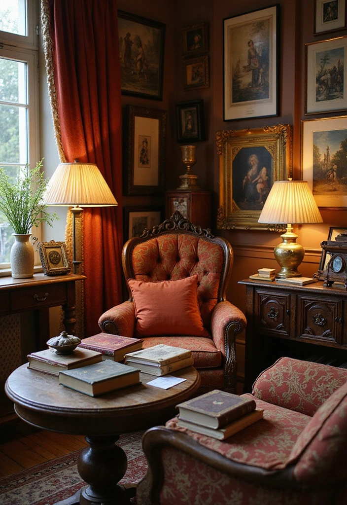 15 Boho Living Room Decor Ideas Every Book Lover Needs to Try - 7. Vintage Finds as Decor