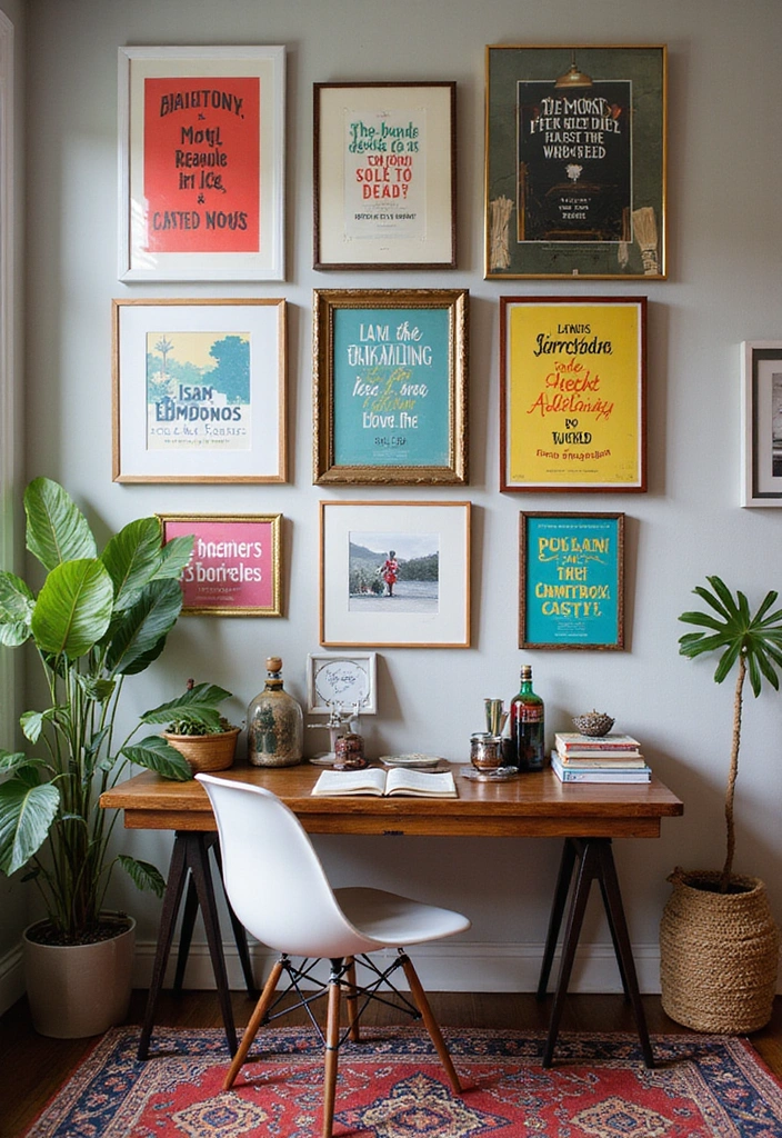 15 Maximalist Home Office Ideas for Book Lovers That'll Inspire Your Next Reading Nook! - 1. Book Wall of Fame