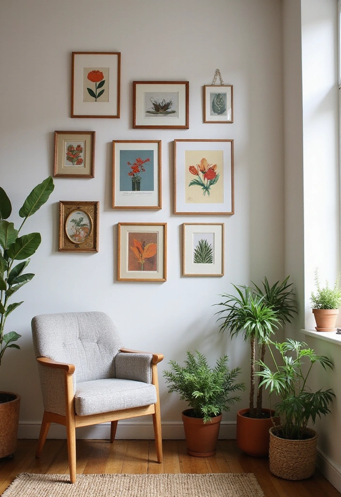 15 Mid-Century Book Nook Decor Ideas That'll Make You Want to Curl Up with a Classic! - 4. Artful Accents