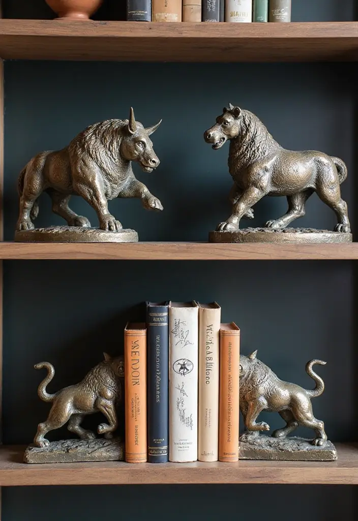 15 Ingenious Small Bedroom Decor Ideas for Bookworms (Say Goodbye to Clutter!) - 11. Themed Bookends