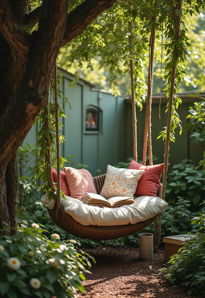12 Cozy Small Backyard Garden Ideas for Book Lovers  - 11. Reading Pods Under Trees
