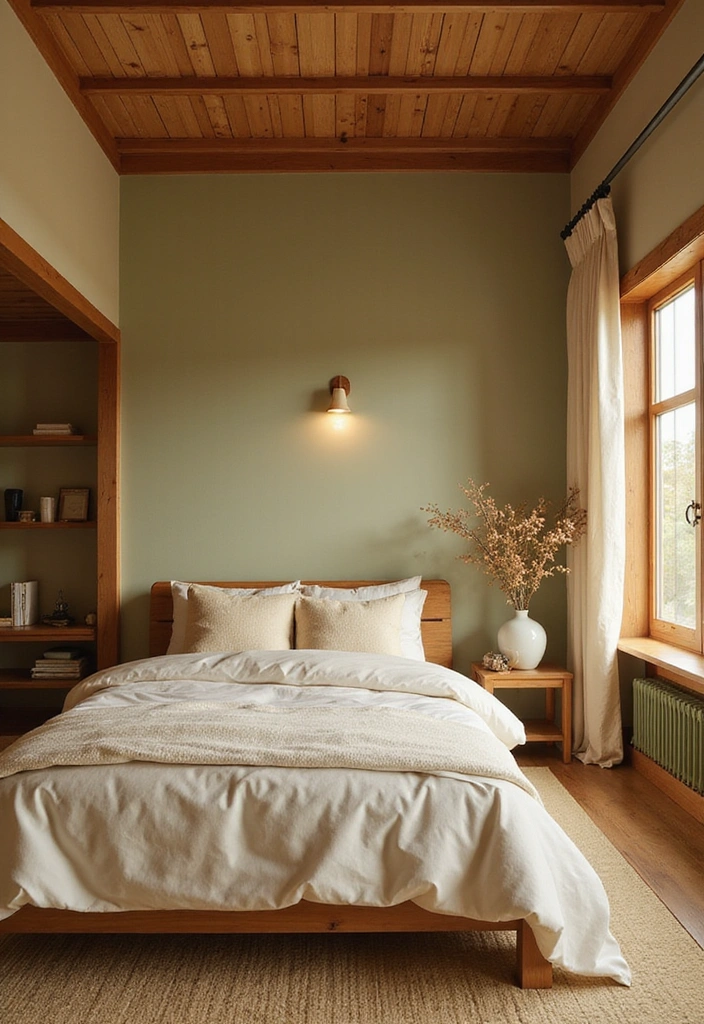 15 Cozy Japandi Bedroom Decor Ideas That Will Inspire Every Book Lover! - 5. Earthy Color Palette