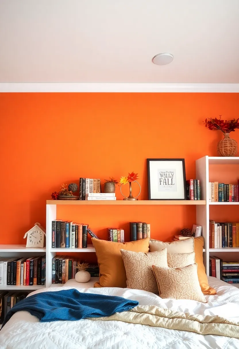 18 Must-Try Fall Bedroom Decor Ideas for Book Lovers (Don't Miss #15!) - 12. Autumn-Inspired Wall Colors