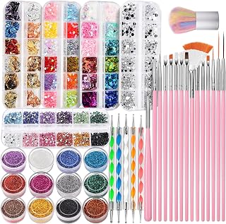 FANDAMEI Nail Art Kit, Nail Art Brushes Set, Nail Design Kit Dotting Too...