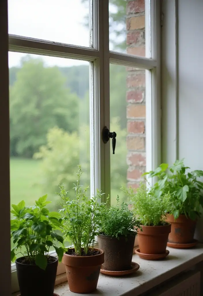 21 Aesthetic Cottagecore Home Decor Ideas That Book Lovers Will Adore! - 18. Fresh Herbs