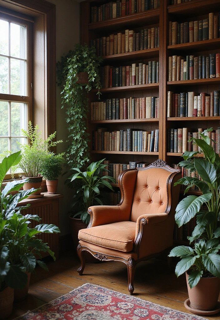25 Cottagecore Book Nook Inspirations That Will Make You Dream of Reading! - 6. Cozy Corner Chairs