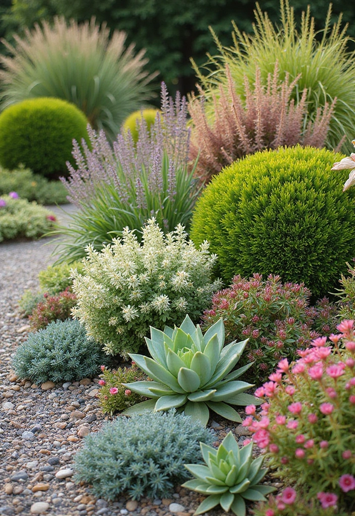 18 Aesthetic Low-Maintenance Garden Ideas for Book Lovers  - 6. Drought-Resistant Plants
