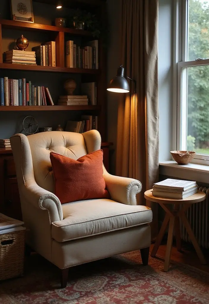 15 Boho Home Office Decor Ideas Every Book Lover Will Adore  - 3. Cozy Reading Nook