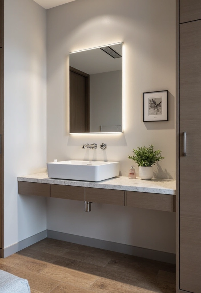 12 Stylish Bedroom Vanity Ideas for Book Lovers - 9. Tech-Savvy Reader's Oasis