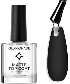 Matte Top Coat Nail Polish: Clear Quick Dry Nail Polish Fast Air Drying ...