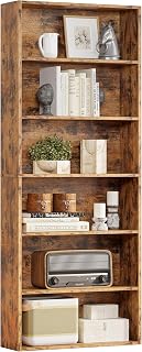IRONCK Industrial Bookshelves and Bookcases Floor Standing 6 Shelf Displ...