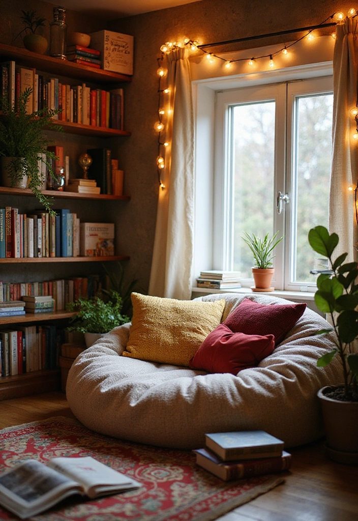 22 Easy Spring DIY Decor Projects for Book Lovers (Get Ready to Craft #18!) - 7. Book Nook Makeover