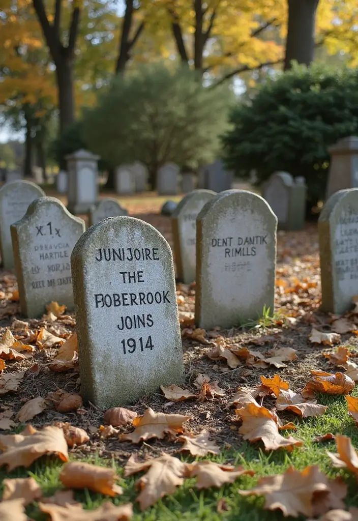 14 Quirky Halloween Home Garden Ideas for Book Lovers - 6. Literary Gravestones
