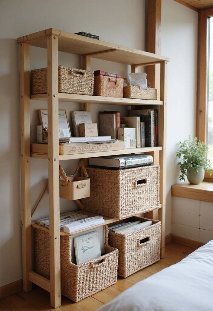15 Cozy Japandi Bedroom Decor Ideas That Will Inspire Every Book Lover! - 14. Impeccable Organization