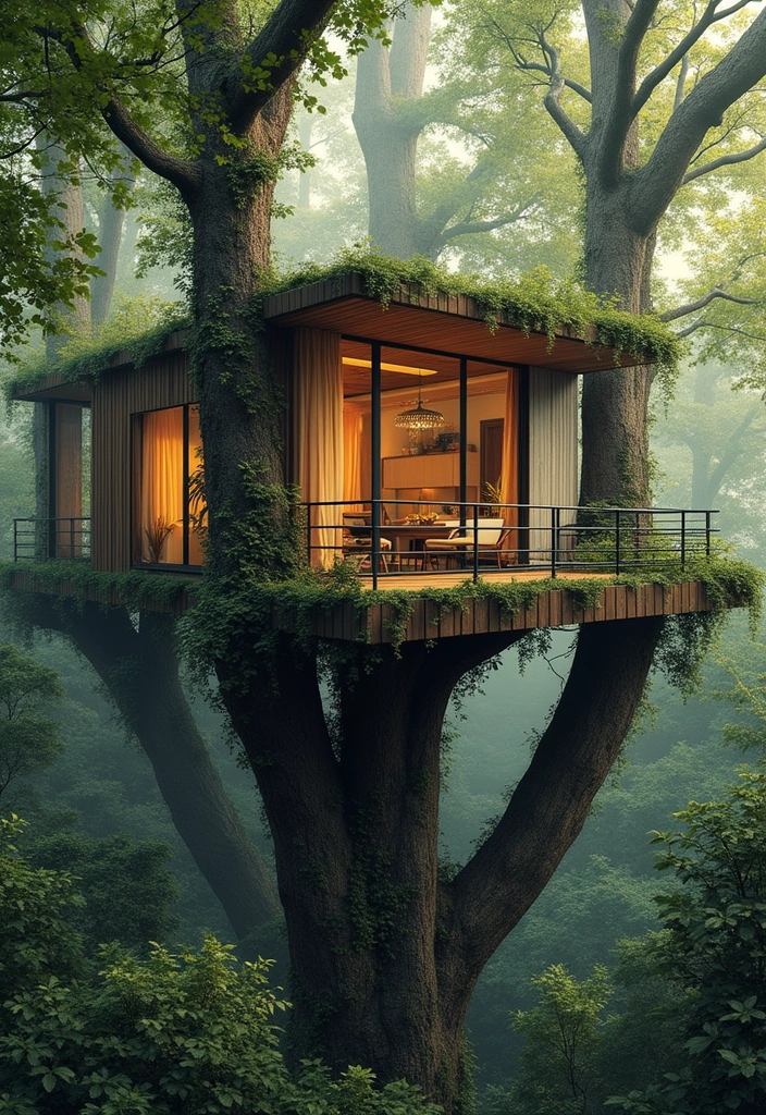 16 Unique Treehouse Designs Perfect for Book Lovers - 6. The Floating Tree House