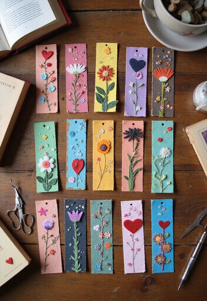 20 DIY Home Library Ideas Every Book Lover Needs to Try (Get Ready for #13!) - 14. DIY Bookmarks