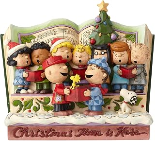 Enesco Jim Shore Peanuts Christmas Storybook Figurine 7.5
