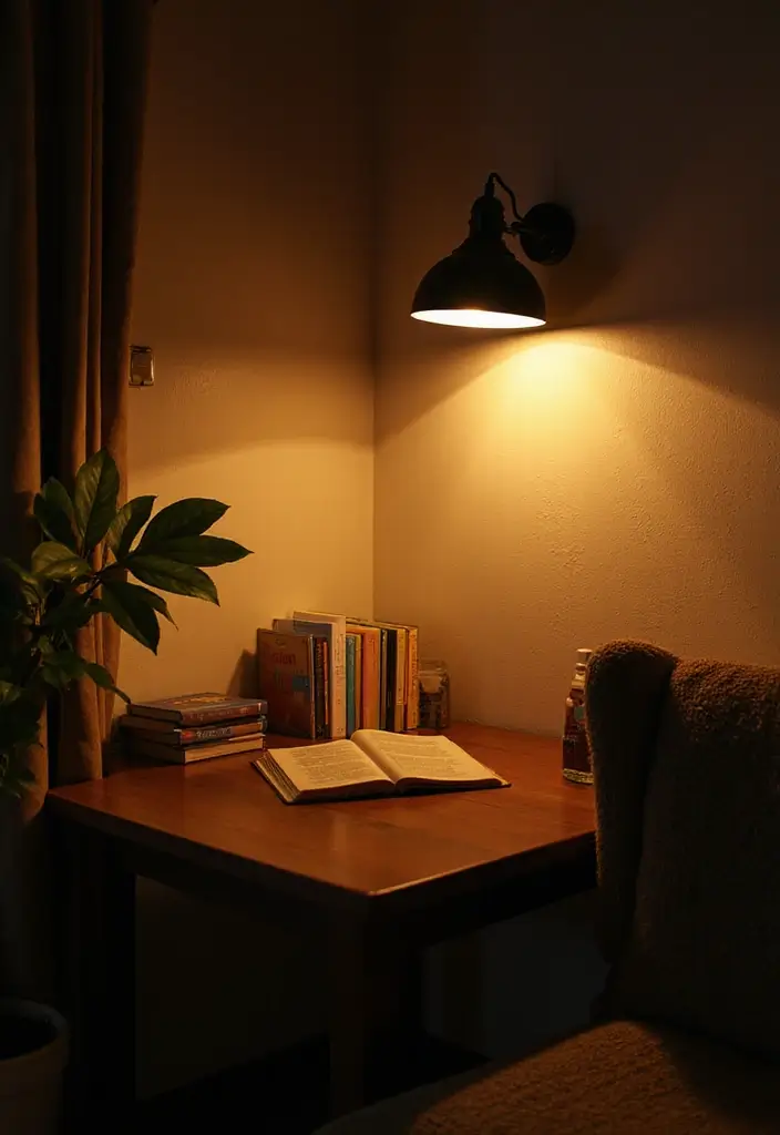 15 Ingenious Small Bedroom Decor Ideas for Bookworms (Say Goodbye to Clutter!) - 9. Wall-Mounted Reading Lights