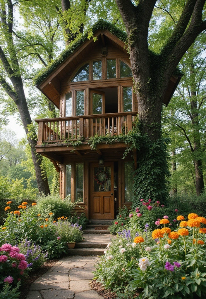 16 Unique Treehouse Designs Perfect for Book Lovers - 3. The Secret Garden Tree House