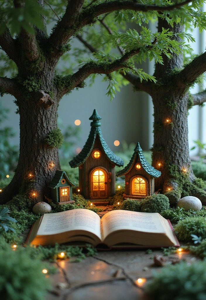 17 Mind-Blowing 3D Book Nook Ideas Every Bookworm Needs to Try Right Now! - 1. Enchanted Forest