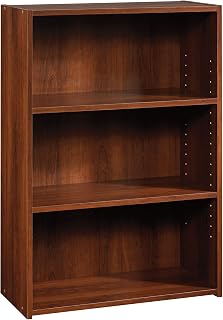 Sauder Beginnings 3-Shelf Bookcase, Bookshelf with Adjustable Storage Sh...