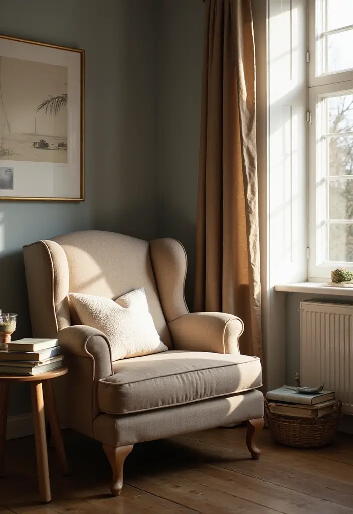 13 Cozy Small Living Room Ideas Every Book Lover Will Adore - 1. The Comfy Reading Nook