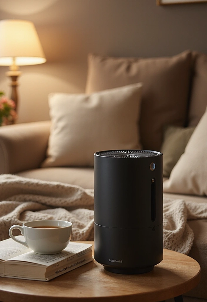 16 Must-Have Bedside Reading Accessories for Book Lovers (Your Table Will Thank You for #10!) - 16. A Refreshing Air Purifier