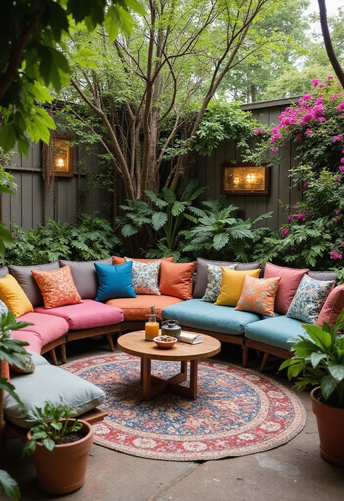 12 Boho Garden Decor Ideas Every Book Lover Will Adore - 7. Themed Garden Seating