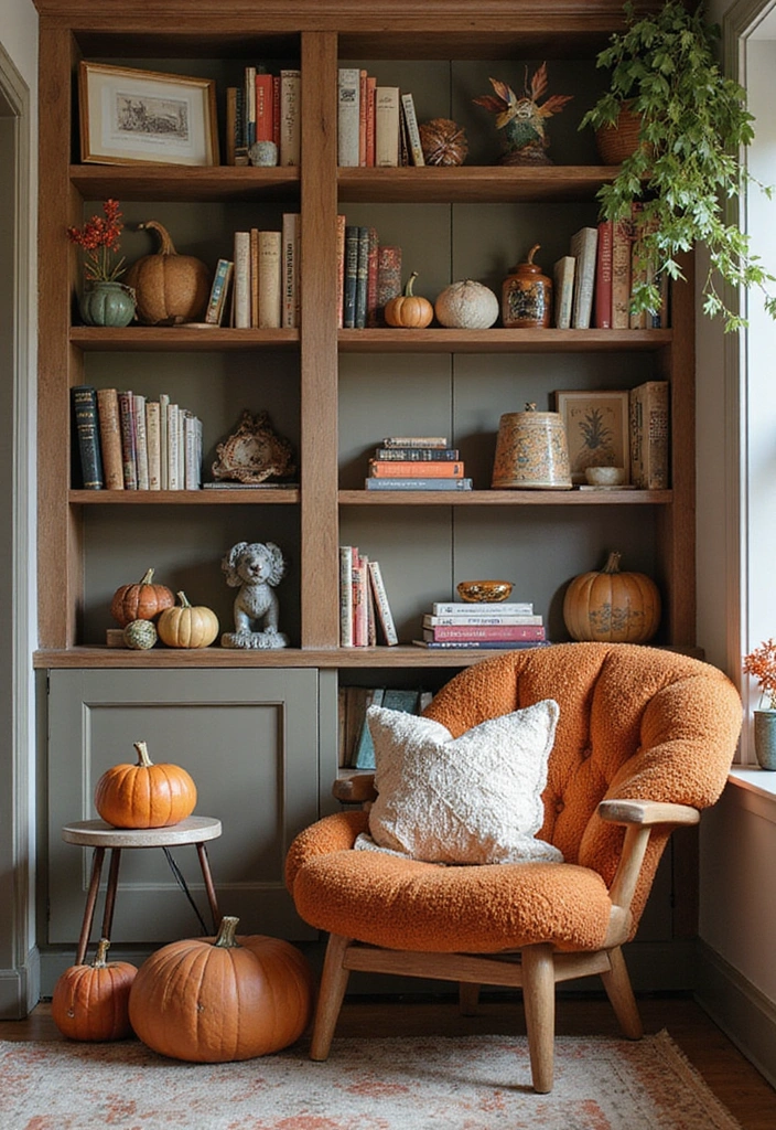 14 Cozy Fall Home Decor Ideas for Book Lovers That Will Transform Your Reading Nook! - 14. Whimsical Touches