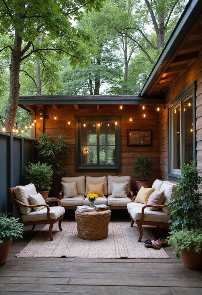 13 Cozy Small Living Room Ideas Every Book Lover Will Adore - 10. Outdoor Inspiration