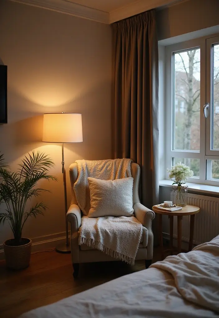 22 Modern Bedroom Decor Ideas for Book Lovers  - 2. Cozy Reading Nook