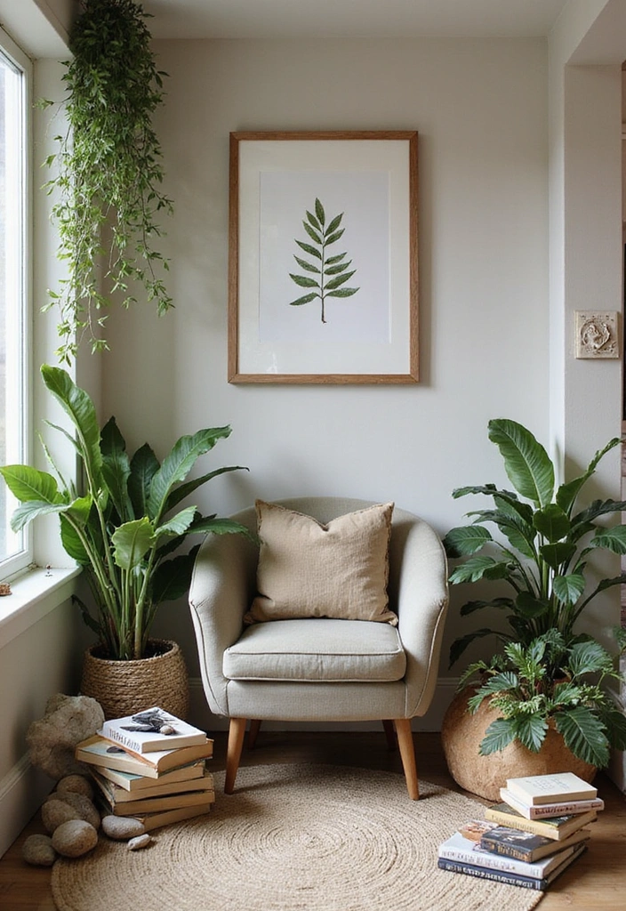 20 Modern Surreal Home Decor Ideas for Book Lovers That'll Leave You Speechless! - 14. Nature-Inspired Decor