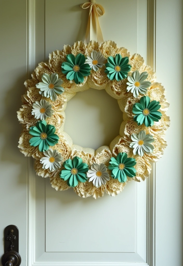 22 Easy Spring DIY Decor Projects for Book Lovers (Get Ready to Craft #18!) - 1. Book Page Wreath