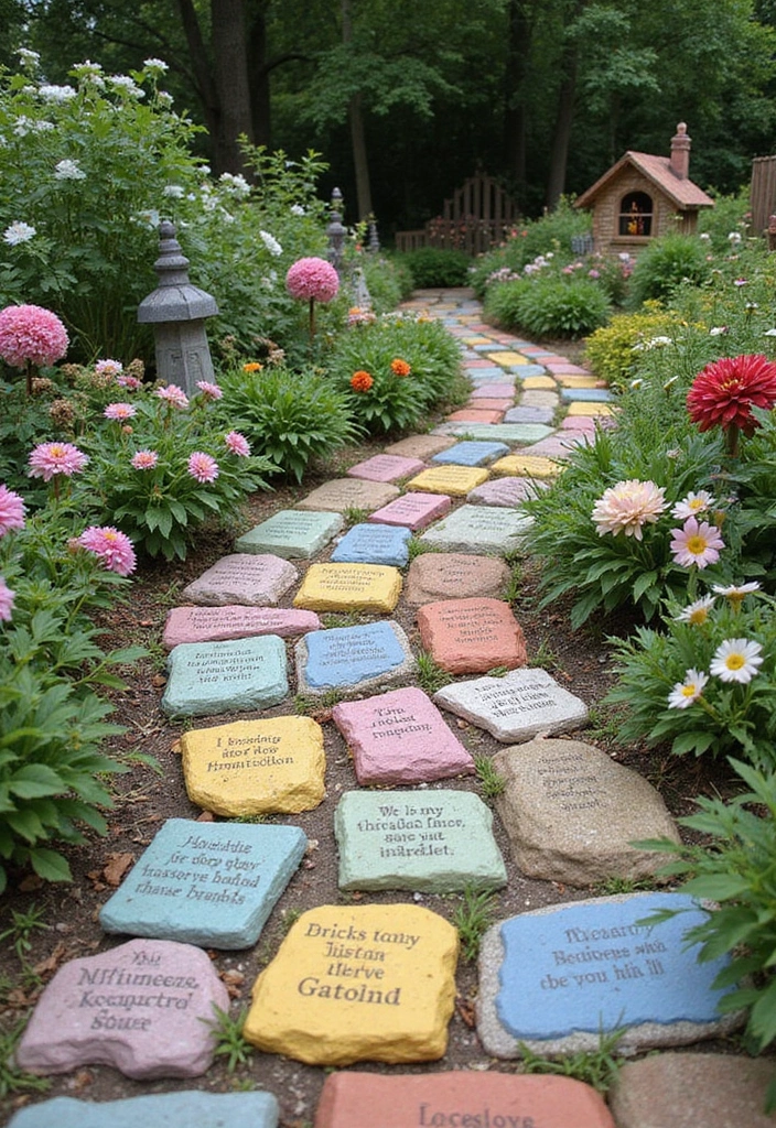 10 DIY Backyard Garden Projects Every Book Lover Will Enjoy - 2. Storybook-Inspired Garden Pathway
